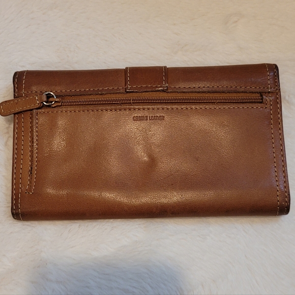 Vintage Fossil Brown Wallet - Picture 2 of 4